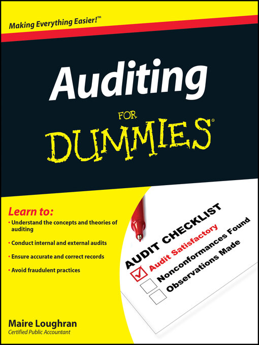 Cover image for Auditing For Dummies